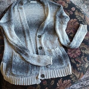 Abercrombie & Fitch Black and White Cardigan